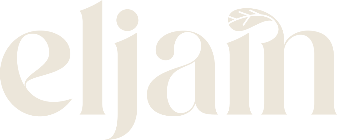 Logo del eljain en color beige<br />
