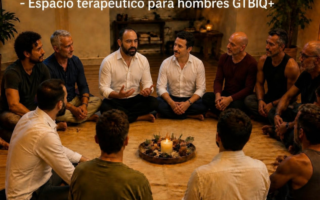 Presentación del círculo terapéutico de hombres GTBIQ+